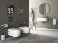 Биде подвесное ArtCeram Atelier AZB001 05 00/ATB001 05 00 белое матовое