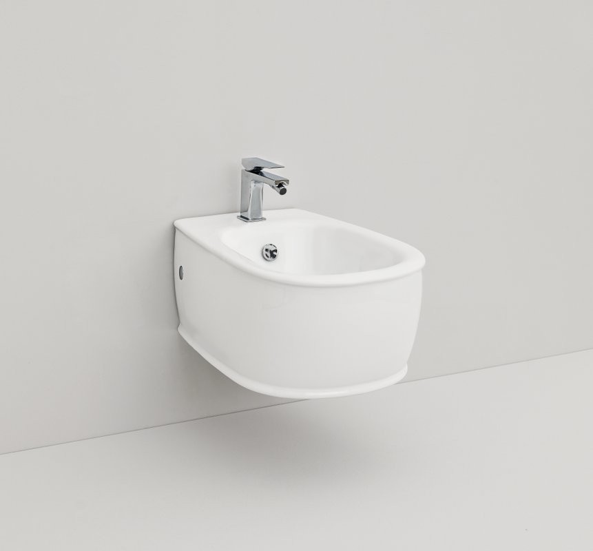 Биде подвесное ArtCeram Atelier AZB001 05 00/ATB001 05 00 белое матовое