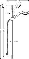 Душевой гарнитур Hansgrohe Crometta 85 Multi 27767000 Unica Crometta