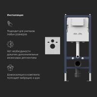 Комплект 5 в 1 AM.PM Sense IS90151.741701 с сиденьем микролифт