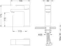 Смеситель для раковины Timo Selene 2061/17F