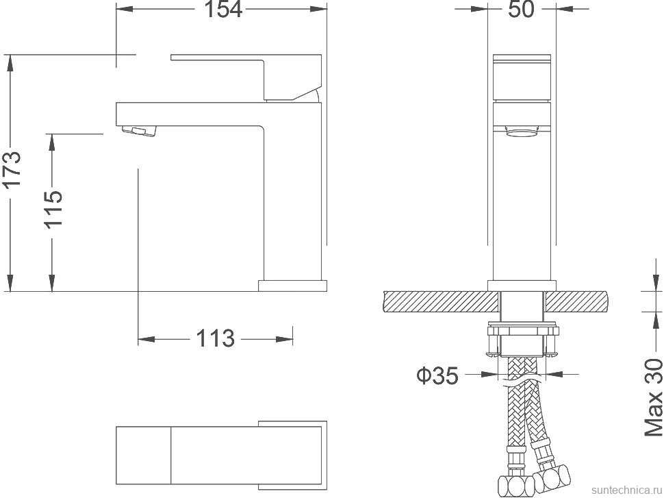 Смеситель для раковины Timo Selene 2061/17F