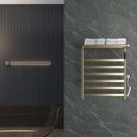 Полотенцесушитель электрический Wonzon & Woghand WW-A403-BG брашированное золото