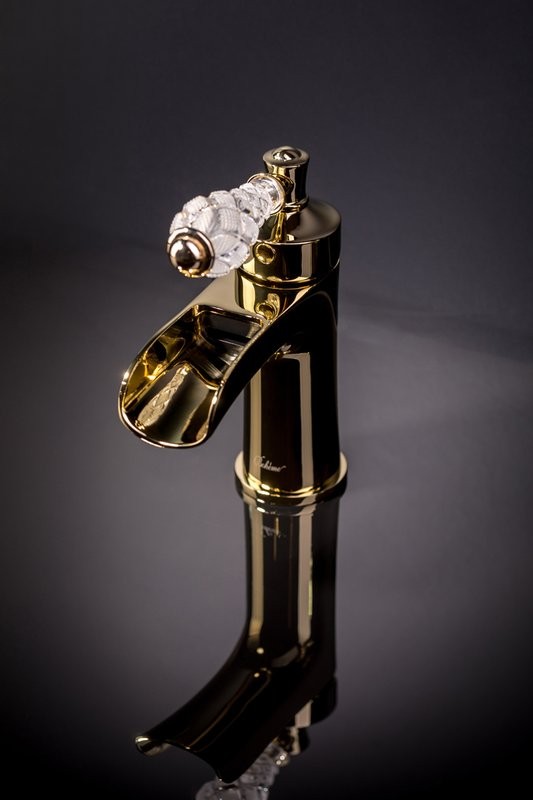 Смеситель для раковины Boheme Vogue Crystal 211-CRST