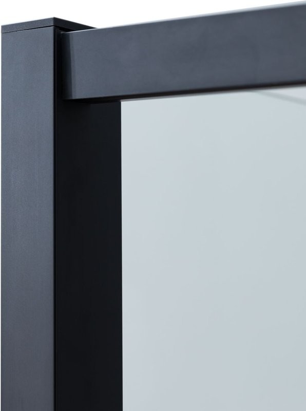 Душевой уголок Aquanet Pleasure Evo AE65-N130-BT 130х80, профиль матовый черный, стекло прозрачное