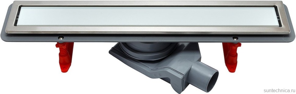 Душевой трап (лоток) Pestan Confluo Premium Line 300 белое стекло/сталь