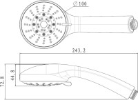 Душевая лейка Lemark LM0135C