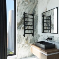 Полотенцесушитель электрический Grota Soffi K RAL9005 EL 43х100, матовый черный