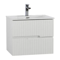 Мебель для ванной комнаты Cezares Duet 60 bianco lucido, раковина Cezares CZR-8073-60