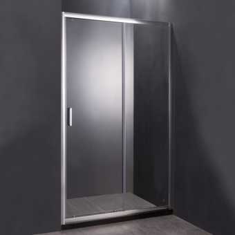 Душевая дверь в нишу DIWO Смоленск 160 см, профиль хром матовый