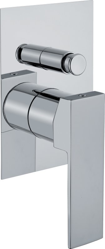 Встраиваемый смеситель для душа и ванны Webert Pegaso PE860101015 С ВНУТРЕННЕЙ ЧАСТЬЮ, хром