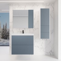 Мебель для ванной комнаты Style Line Стокгольм 80 подвесная, графит софт