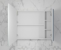 Мебель для ванной комнаты Style Line Стокгольм 80 подвесная, графит софт