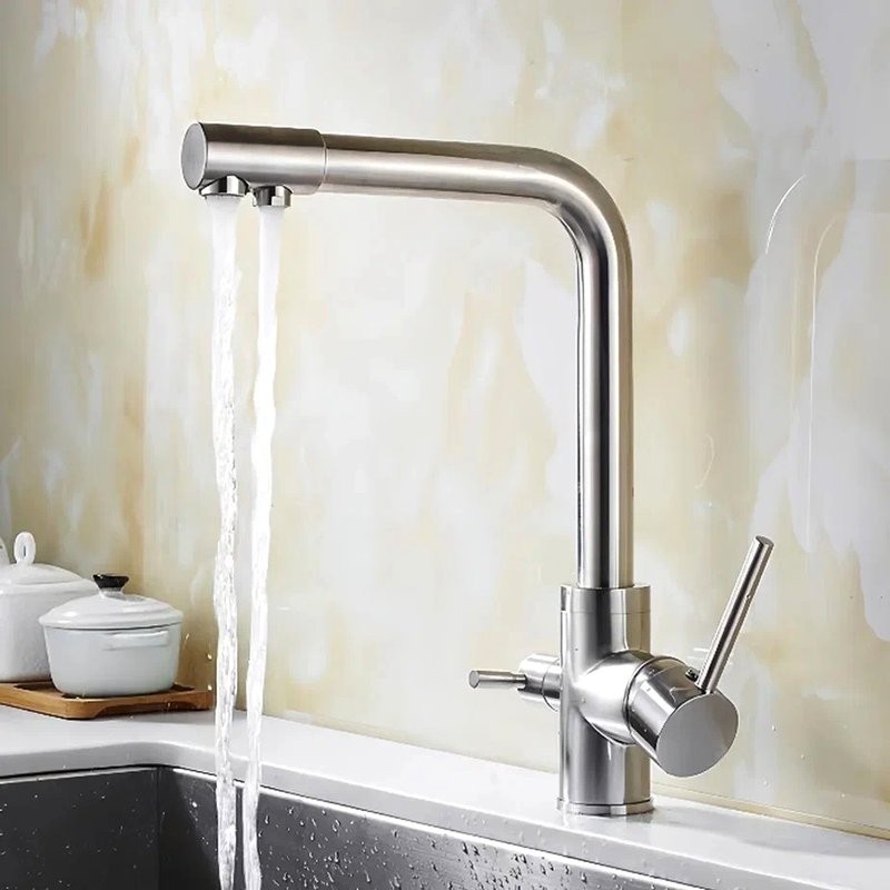 Смеситель для кухни BOCH MANN Laura BN BM10423 матовый никель