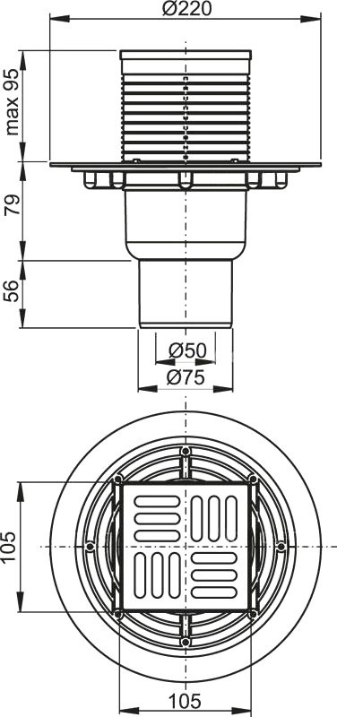Душевой трап AlcaPlast APV 2311