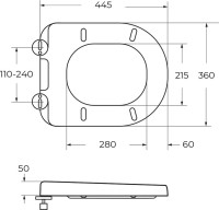 Унитаз-компакт напольный BelBagno Flay-r BB2149CP-TOR безободковый, крышка BB105SC с микролифтом, бачок BB2149T