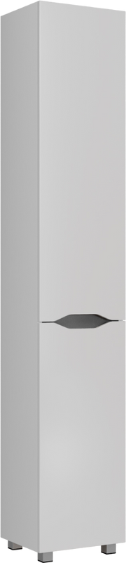 Шкаф пенал для ванной Mixline Лайн-35 белый