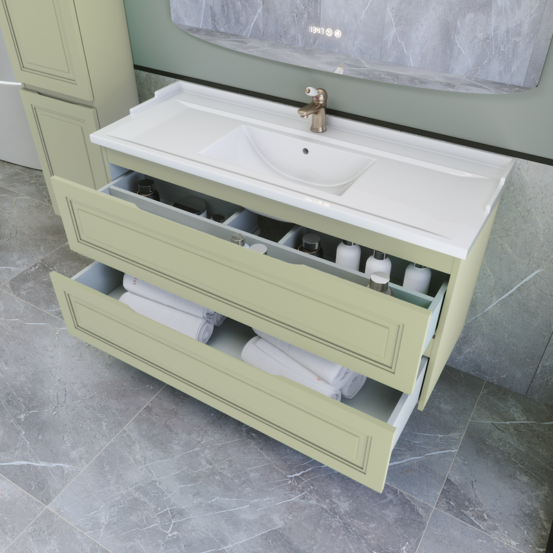 Тумба с раковиной Caprigo Wales 120 фисташка