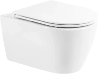 Унитаз подвесной BelBagno Marino BB105CHR безободковый, крышка BB870SC с микролифтом