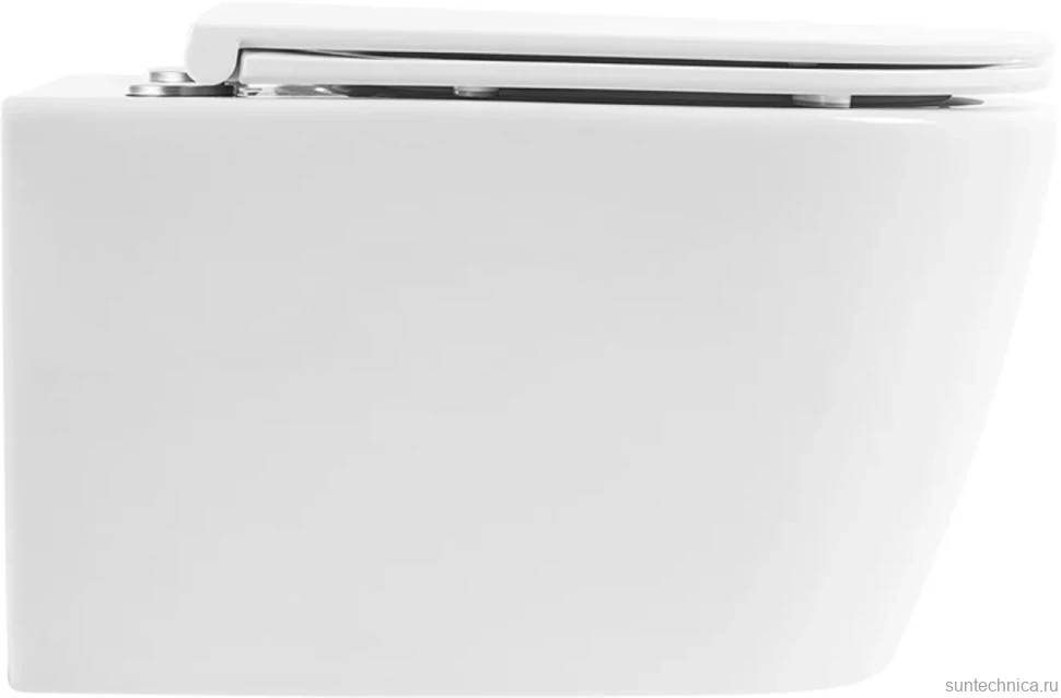 Унитаз подвесной BelBagno Marino BB105CHR безободковый, крышка BB870SC с микролифтом