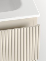 Тумба с раковиной Sancos Snob T 120 см, beige soft, раковина CN7017