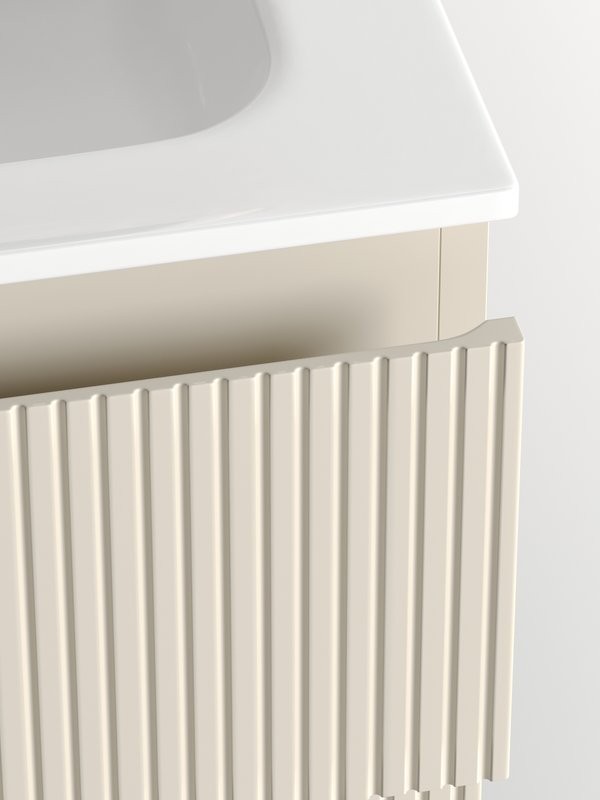 Тумба с раковиной Sancos Snob T 120 см, beige soft, раковина CN7017