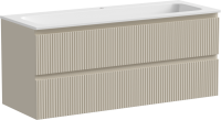 Тумба с раковиной Sancos Snob T 120 см, beige soft, раковина CN7017