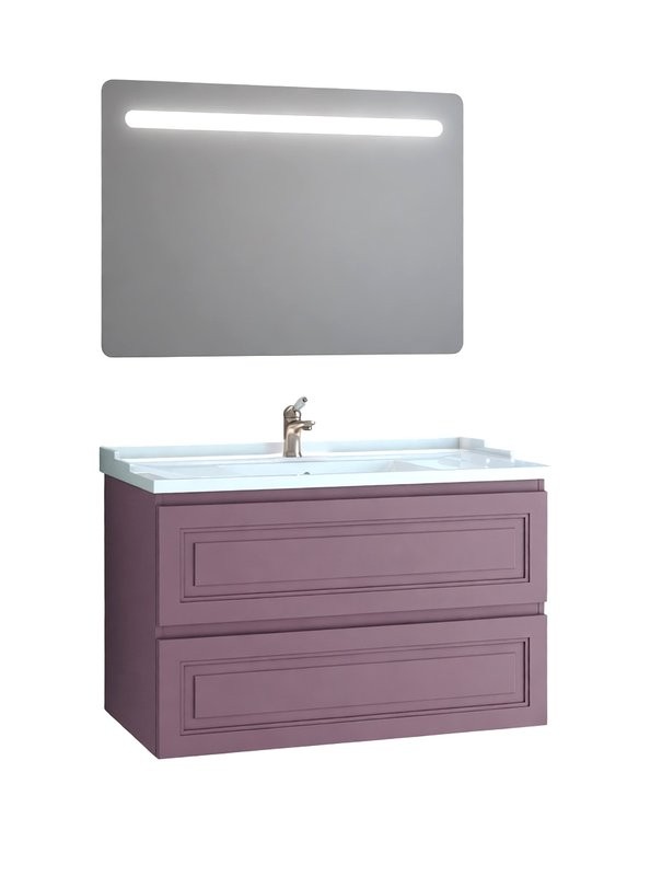 Мебель для ванной комнаты Caprigo Wales Смальти 100 лиловая