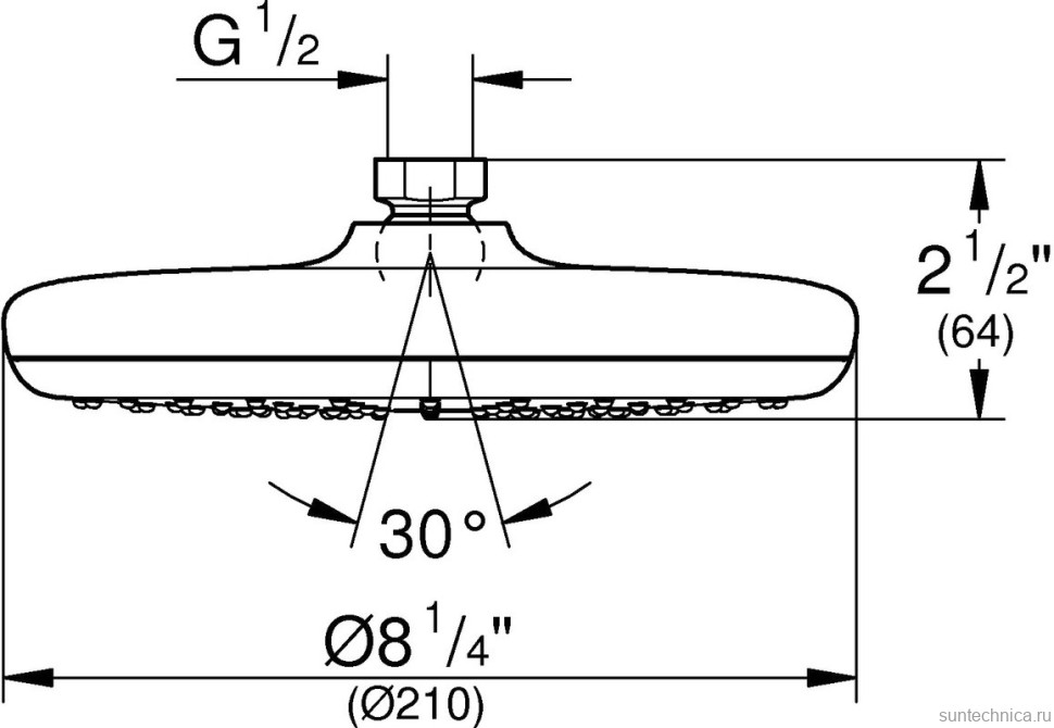 Верхний душ Grohe Tempesta 26409000
