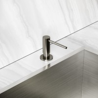 Диспенсер для кухонной мойки Sancos встраиваемый, 500 мл, вороненая сталь, SC40100GG