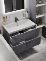 Тумба с раковиной Grossman Луксор 60 матовый графит Тумба с раковиной Grossman Луксор 60 матовый графит