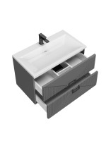 Тумба с раковиной Grossman Луксор 60 матовый графит Тумба с раковиной Grossman Луксор 60 матовый графит