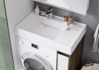 Мебель для ванной комнаты AQUATON Лондри 20 дуб рустикальный, белый