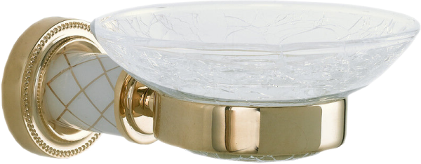 Мыльница Boheme Murano 10903-W-G золото