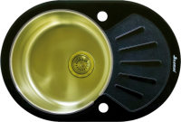 Мойка кухонная Seaman Eco Glass SMG-730B Gold