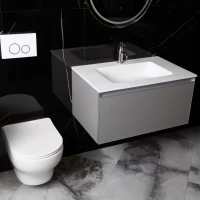 Унитаз подвесной Boheme Fiore 978-SET-W безободковый, с микролифтом, белый глянец