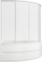 Шторка на ванну Bas Алегра, 4 ств., пластик