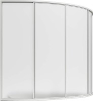 Шторка на ванну Bas Алегра, 4 ств., пластик