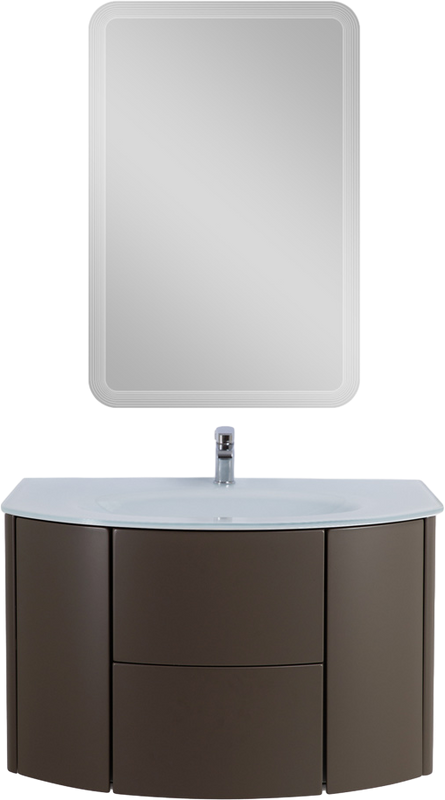 Мебель для ванной комнаты Cezares Eden 91 grigio talpa opaco, раковина 82399