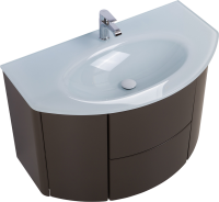 Мебель для ванной комнаты Cezares Eden 91 grigio talpa opaco, раковина 82399
