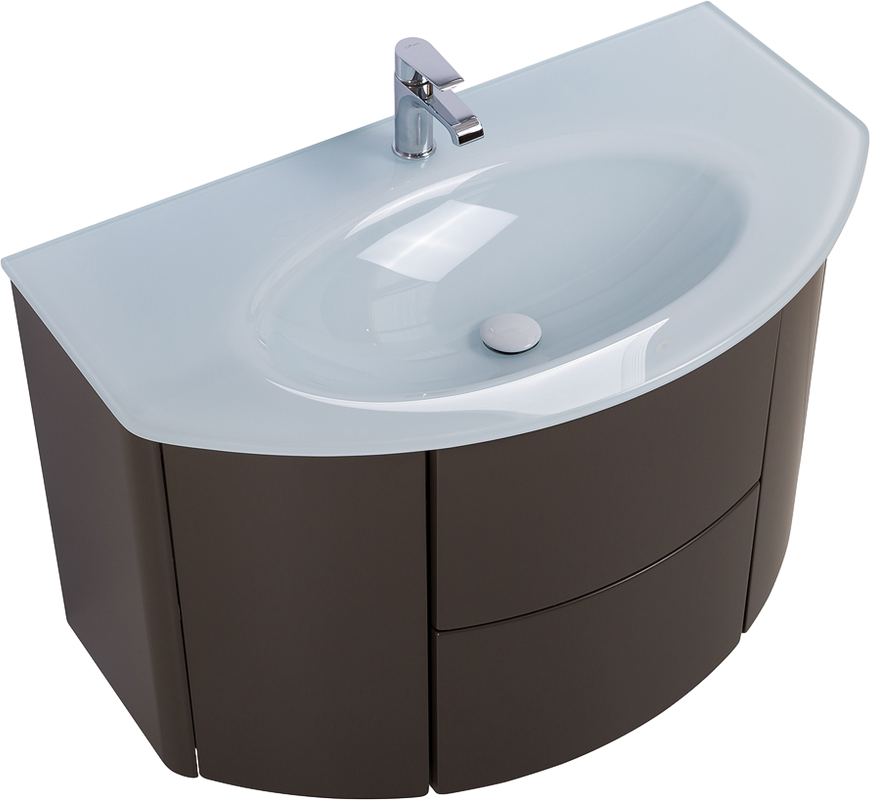 Мебель для ванной комнаты Cezares Eden 91 grigio talpa opaco, раковина 82399