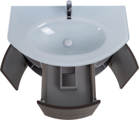 Мебель для ванной комнаты Cezares Eden 91 grigio talpa opaco, раковина 82399