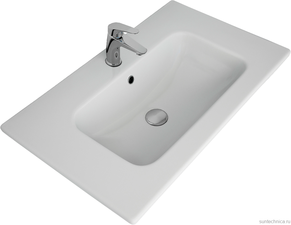 Мебель для ванной комнаты Lemark Romance 80 белая глянцевая