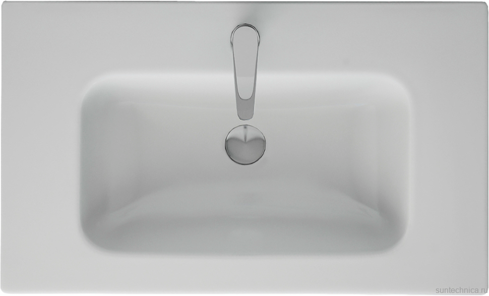 Мебель для ванной комнаты Lemark Romance 80 белая глянцевая