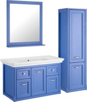 Зеркало ASB-Woodline Толедо 105 синее