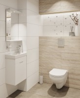 Унитаз подвесной Sanita luxe Best с микролифтом, белый