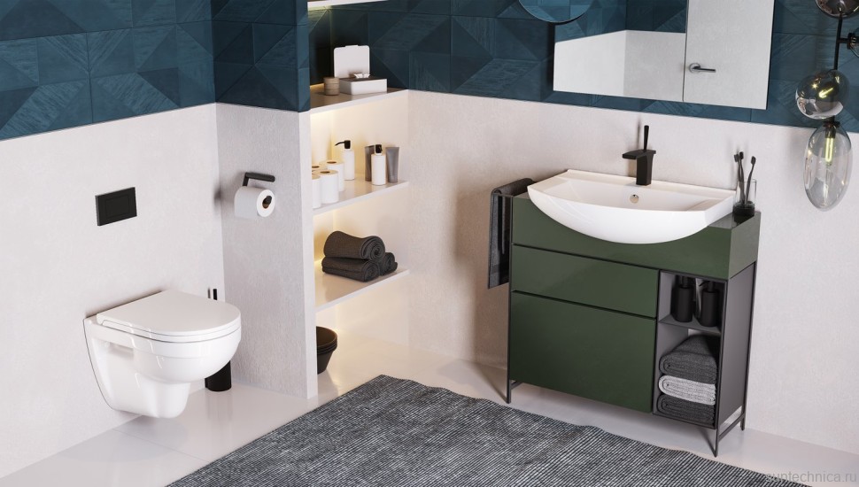 Унитаз подвесной Sanita luxe Best с микролифтом, белый