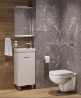 Унитаз подвесной Sanita luxe Best с микролифтом, белый