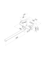 Смеситель с длинным изливом для ванны IDDIS ZDXSBL2i10WA глянцевый хром