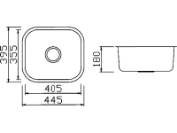 Мойка кухонная Seaman Eco Wien SWU-4439 Мойка кухонная Seaman Eco Wien SWU-4439